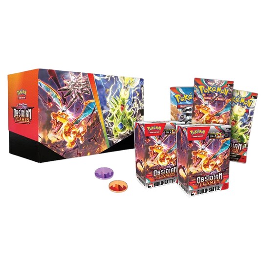 Pokemon TCG Scarlet and Violet 3 Obsidian Flames Battle Stadium, Color: Multicolor, Count: 1 | Michaels Pokemon TCG Scarlet and Violet 3 Obsidian Flames Battle Stadium, Color: Multicolor, Count: 1 | Michaels